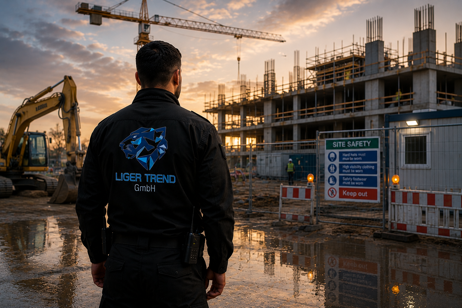 Baustellen – Sicherheitsdienst der Liger Trend GmbH
