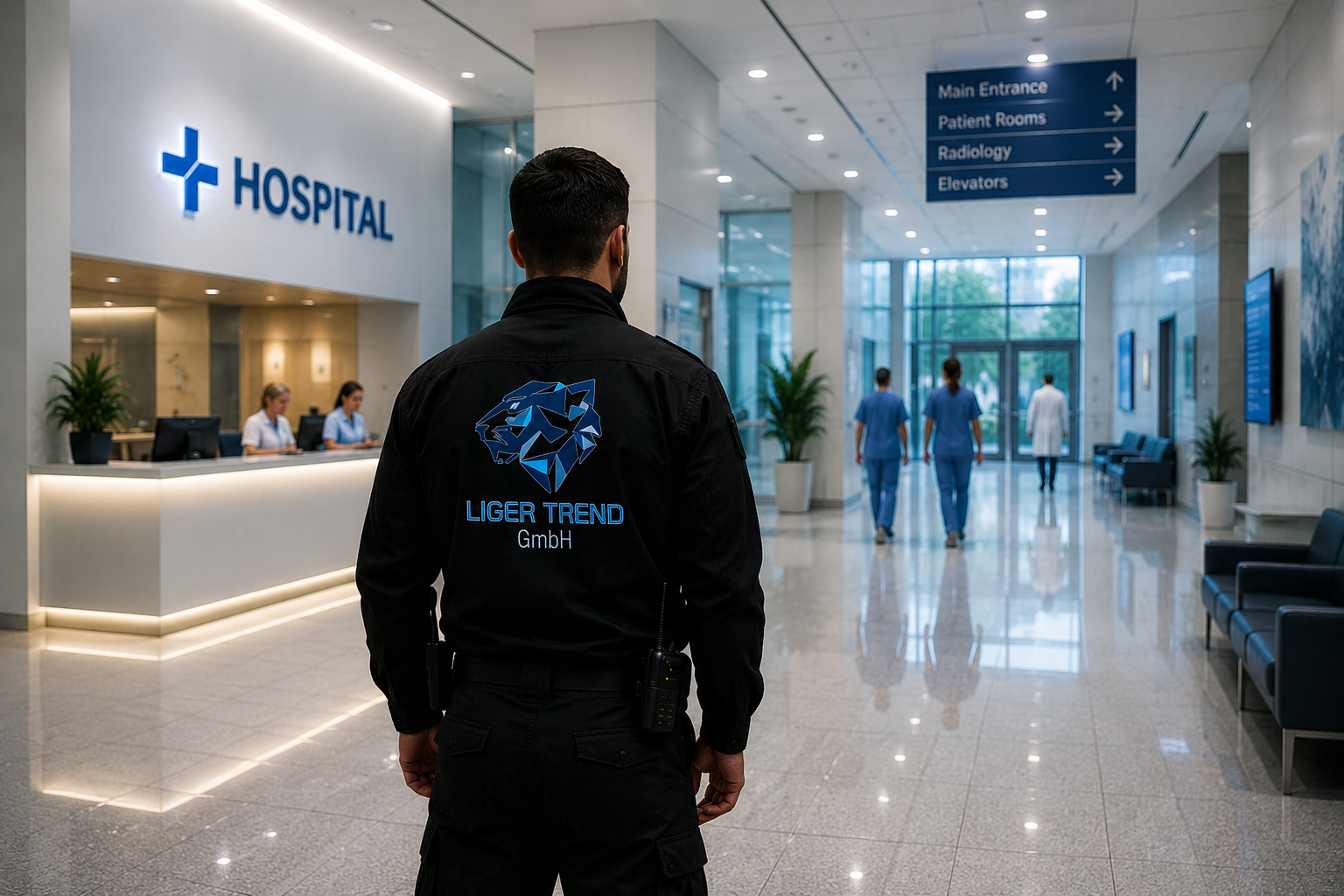 Krankenhäuser – Sicherheitsdienst der Liger Trend GmbH